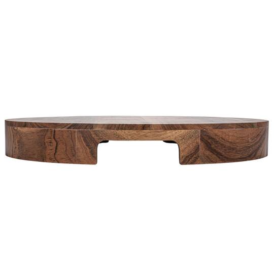 Hello Honey® 15.5" Natural Acacia Wood Kitchen Pedestal